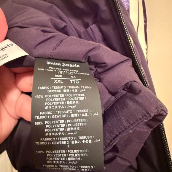 Palm Angels sunset-print hooded jacket - Picture 4 of 10